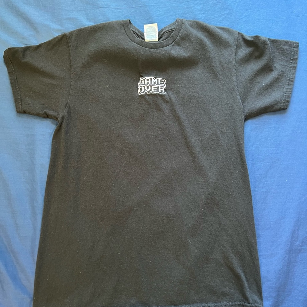 Delta “Game Over” Graphic Black Tee Shirt